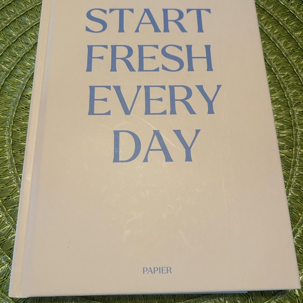 Start Fresh Every Day Productivity Planner